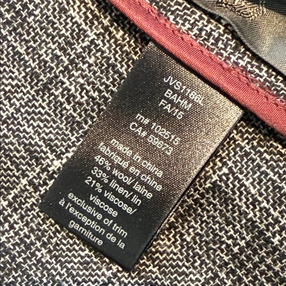 John Varvatos Charcoal Textured Blazer Size 34 - Picture 12 of 12